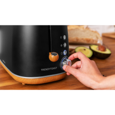 Cecotec Toaster TrendyToast 9000 Black Woody