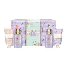Baylis & Harding Darilni set čaja sivka in šipek, 4 kosi