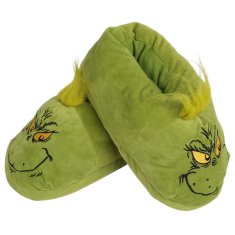 sarcia.eu Grinch Zelene TOPLI unisex copate, NEZDELJIVI, božične copate za dom 41-42 EU