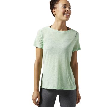Reebok Majice svetlo zelena Wor Light Slub Tee