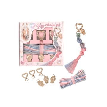 Miss Melody Kreativní sada na výrobu přívěsků , Sada na výrobu přívěsku na klíče s karabinou