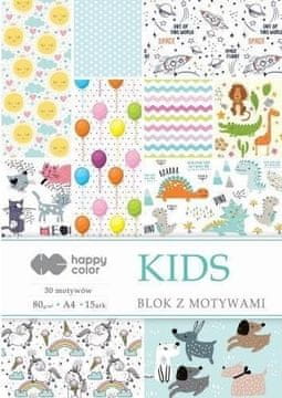 Happy Color Vložek za papir z vzorcem A4 - Otroci 80 g