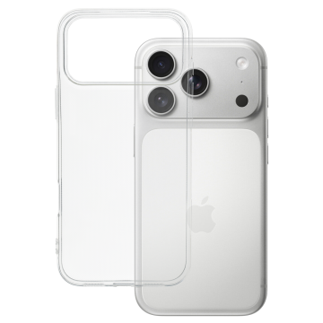 Onasi Ultra tanek silikonski ovitek za iPhone 17 Pro - prozoren