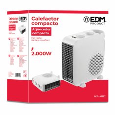 Edm Prenosni Grelnik 07227 Bela 2000 W