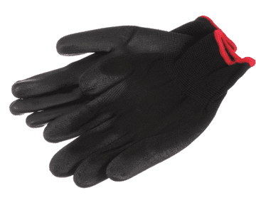 DISTYK Delovne rokavice ČRNE št. 11 (10 parov)