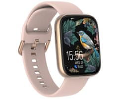 Forever ForeVigo 4 SW-330 pametna ura, AMOLED, BT 5.4, Android + iOS, IP68, roza zlata (Rose Gold)