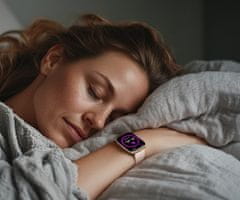 Forever ForeVigo 4 SW-330 pametna ura, AMOLED, BT 5.4, Android + iOS, IP68, roza zlata (Rose Gold)