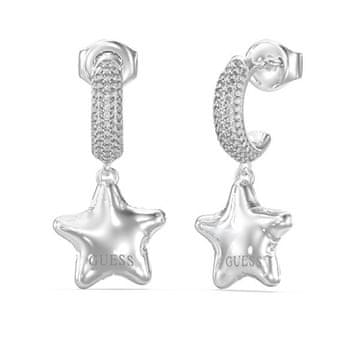 Guess Unikatni uhani z zvezdico Iconique JUBE05548JWRHT/U