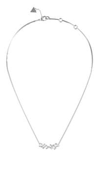 Guess Elegantna ogrlica s kristali in cirkoni Lestenec JUBN05358JWRHT/U