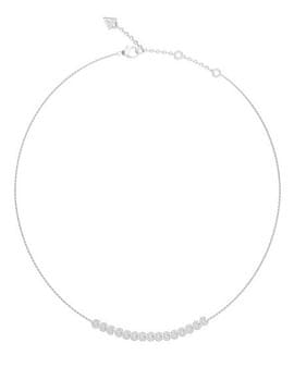 Guess Čudovita ogrlica s srcem iz jekla LOVE JUBN05471JWRHT/U