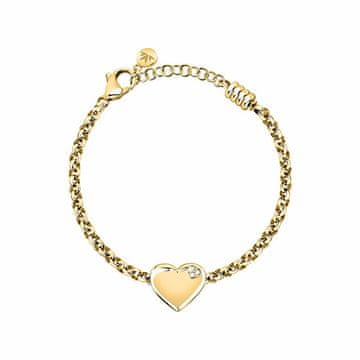 Morellato Romantična pozlačena jeklena zapestnica Drops SCZ1418