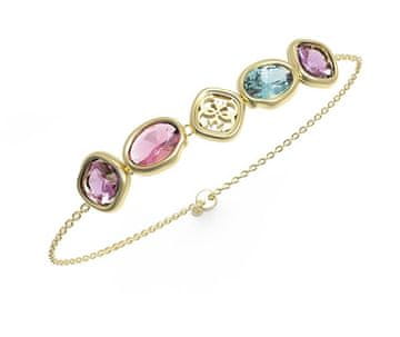 Guess Čudovita zapestnica z barvnimi kristali Mamounia JUBB05570JWYGMCT/U
