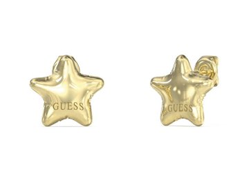 Guess Pozlačeni uhani Stars Iconique JUBE05547JWYGT/U