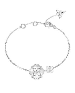 Guess Modna jeklena zapestnica Wild Flower JUBB05503JWRHS