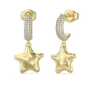 Guess Unikatni uhani z zvezdico Iconique JUBE05548JWYGT/U