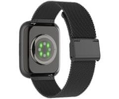 Forever ForeVigo 4 SW-330 pametna ura, AMOLED, BT 5.4, Android + iOS, IP68, črna (Carbon Black)