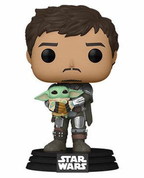 Funko POP! STAR WARS - MANDALORIAN - MANDO HOLDING CHILD