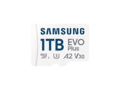 Samsung Spominska kartica EVO Plus, micro SDXC, 1TB, 160MB/s, U3, V30, A2, UHS-I, z adapterjem