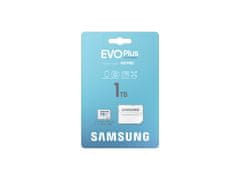Samsung Spominska kartica EVO Plus, micro SDXC, 1TB, 160MB/s, U3, V30, A2, UHS-I, z adapterjem