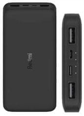 Xiaomi Redmi 18W Fast Charge Power Bank (črna) 20000mAh