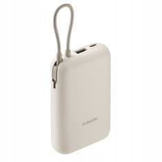 Xiaomi Power Bank 10000mAh (integrirani kabel) Tan