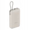 33W Power Bank 20000mAh (integrirani kabel) Tan