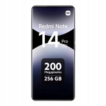 Xiaomi Redmi Note 14 Pro 5G 8/256GB - črna