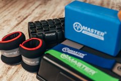 Master Sport Uteži za zapestje in noge 2 x 1,5 kg - neopren