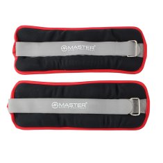 Master Sport Uteži za zapestje in noge 2 x 1 kg - neopren