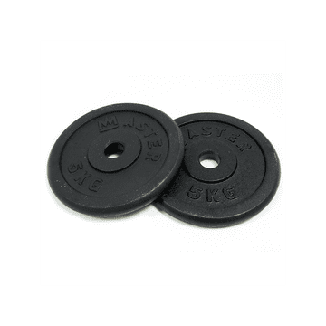 Master Sport Uteži - diski, 5 kg, kovinske (par)