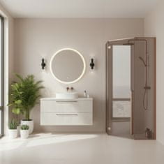 Tuš kabina Rea DIAMOND 90x90 COPPER BRUSH