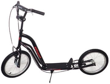 Kubisport Skuter z napihljivimi kolesi Tornado 16/16" črn