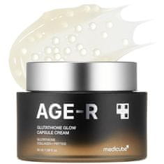 Medicube AGE-R Glutathione Glow kapsulna krema za obraz (50 ml) – lifting in vlažilna krema s kolagenom in peptidi za sijočo in enakomerno kožo – korejska kozmetika