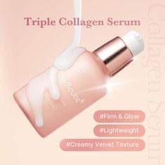 Triple Collagen serum 55 ml – lahek vlažilni serum s hialuronsko kislino in niacinamidom – trojni kolagenski kompleks za nego utrujene kože – korejska kozmetika
