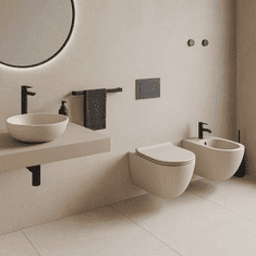 CeraStyle Umivalnik ZERO fi46 cm, cappuccino barva