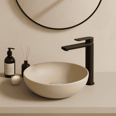 CeraStyle Umivalnik ZERO fi46 cm, cappuccino barva