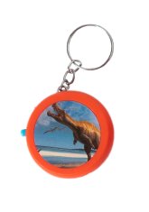 Teddies Obesek projektor dinozaver plastika 4cm na baterije s svetlobo 5 vrst na kartici 7x11cm