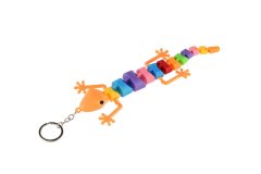 Teddies Obesek kuščar/ kača/ kameleon plastika 28cm na baterije s svetlobo