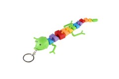 Teddies Obesek kuščar/ kača/ kameleon plastika 28cm na baterije s svetlobo