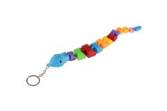 Teddies Obesek kuščar/ kača/ kameleon plastika 28cm na baterije s svetlobo