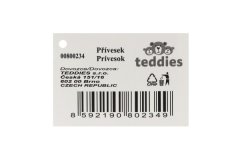 Teddies Ključavnica/ključavni obesek metuljček kovinski 4cm