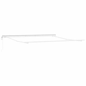 Vidaxl Okvir tende Bela 500 × 350 cm Aluminij