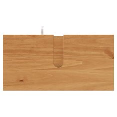 Vidaxl Umivalni kabinet s polico VIGO medeno rjava 67,5 x 34 x 59 cm
