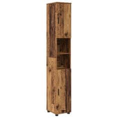 Vidaxl Visoka kopalniška omara z vrati Star les 30 x 35 x 192 cm