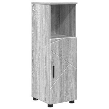 Vidaxl Kopalniška omarica Siva Sonoma 30 x 35 x 95 cm