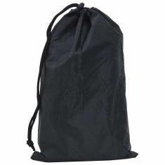 Vidaxl Pokrov za zunanjo mizo Črna 92 x 92 x 10 cm 210D tkanina