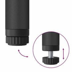 Vidaxl Knjižna polica Črni hrast 40 x 30 x 183 cm Konstruiran les