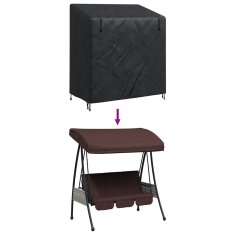 Vidaxl Prevleka za zunanjo gugalnico 155 x 95 x 165 cm