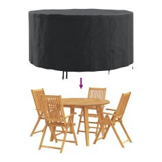 Vidaxl Prevleka za zunanje pohištvo 182 x 182 x 85 cm 600D tkanina