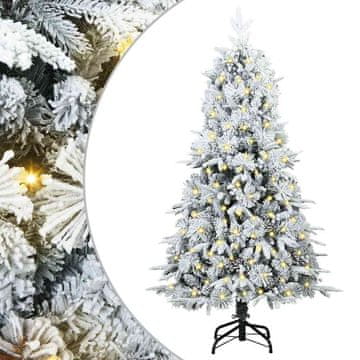 Vidaxl Umetno Zložljivo Božično Drevo Zelena 120 cm PE in PVC